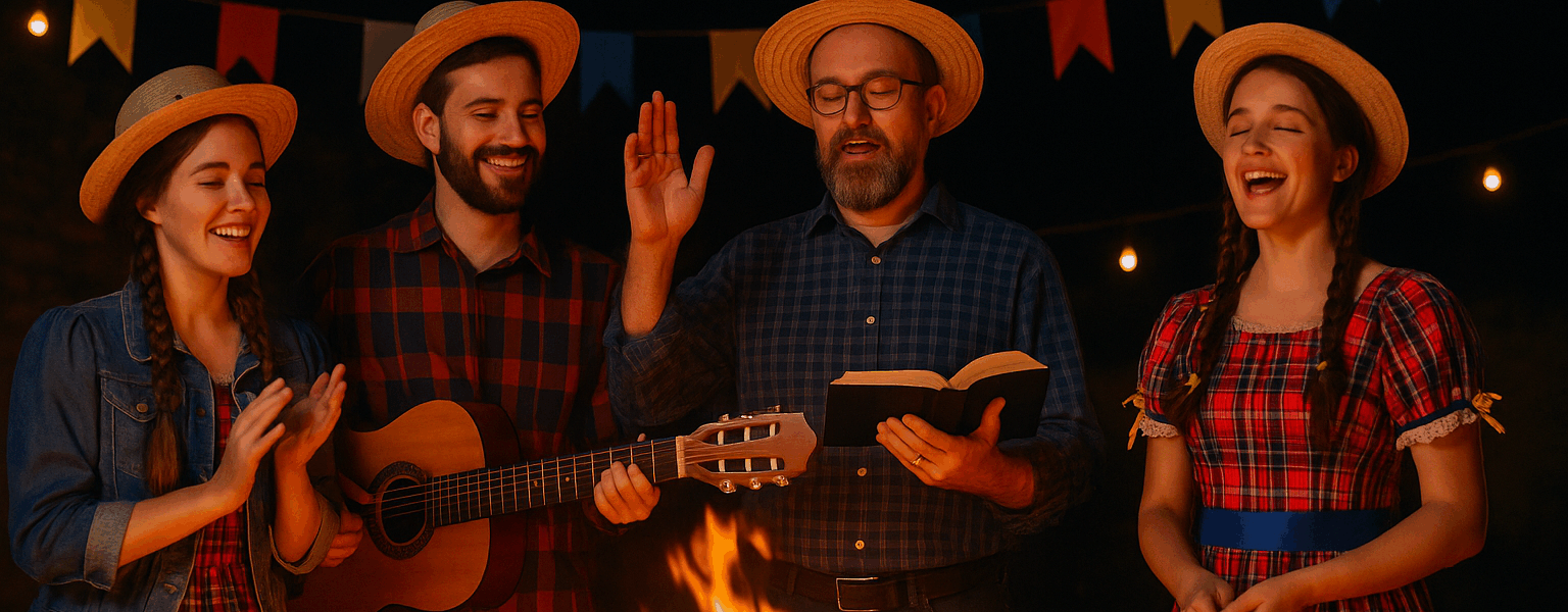 festa junina gospel - certo ou errado?